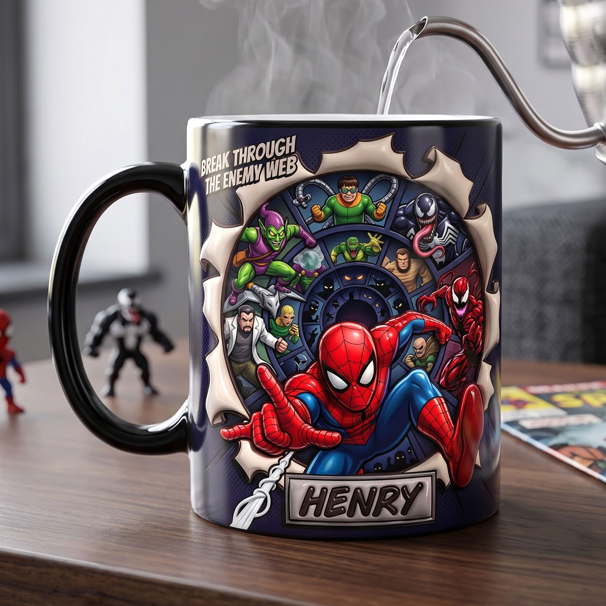 “Break Through The Enemy Web” - Personalized Magic Mug for Movie Lovers Coffee Mug PopCulturePrints