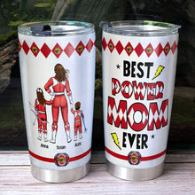 Load image into Gallery viewer, Personalized Power Mom Tumbler - Custom Superhero Gift for Mother&#39;s Day Tumbler Cup PopCulturePrints
