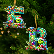 Load image into Gallery viewer, Personalized Christmas Ornament for Movie Fans: Alphabet Letter &#39;B&#39; Ornament PopCulturePrints
