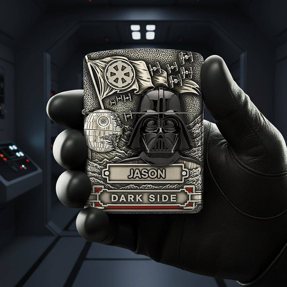 Embrace the Dark Side - Personalized Galaxy Warrior Lighter for Star Wars Fans Lighter PopCulturePrints