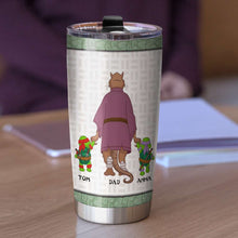 Load image into Gallery viewer, Personalized Master Dad Tumbler - Custom Ninja Theme Tumbler Cup PopCulturePrints
