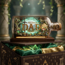 Load image into Gallery viewer, "The Legend of Dad - A Journey Through Adventure" - Personalized Dad Gift Plaque for Father's Day, Grandpa, and More Shaped Plaques PopCulturePrints

