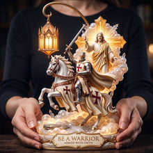 Load image into Gallery viewer, Knight Templar Be A Warrior Acrylic Light Box - Personalized Gifts For Christian 02patn140726 Light Box PopCulturePrints
