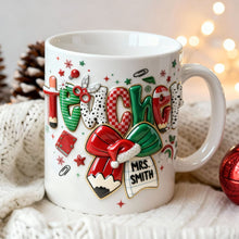 Load image into Gallery viewer, Merry Conquette Teacher Mug - Personalized Gift for Educators Coffee Mug PopCulturePrints
