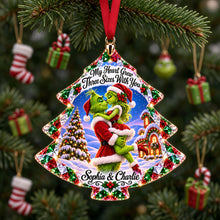 Load image into Gallery viewer, My Heart Grew Three Sizes With You - Romantic Couple Christmas Ornament Ornament PopCulturePrints
