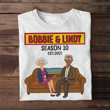 Load image into Gallery viewer, &quot;Together Since 2015&quot; - Personalized Couple Shirt for Bobbie &amp; Lindy Shirts PopCulturePrints
