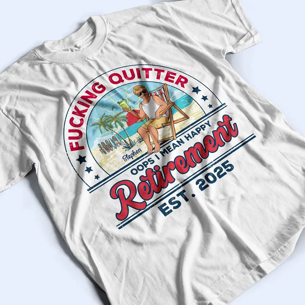 The Legend Has Retired - Personalized T-Shirt for Fun-Loving Retirees T-shirt PopCulturePrints