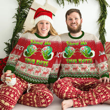 Load image into Gallery viewer, Funny Grinch Themed Show Me Your Knits Christmas Sweater
