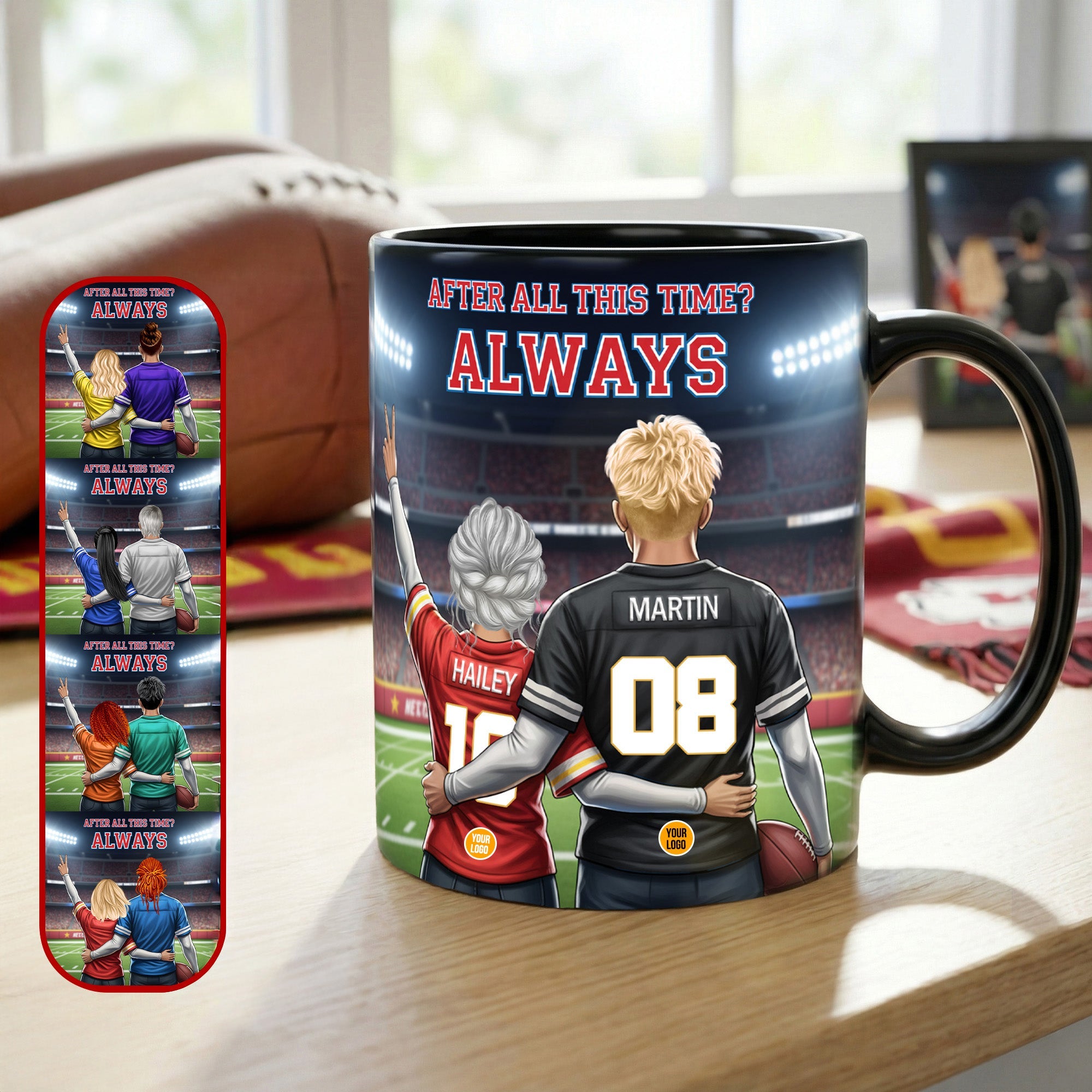 “After All This Time? Always” - Personalized Sport Lover Couple Coffee Mug - Perfect Gift for Sports Fans Coffee Mug PopCulturePrints