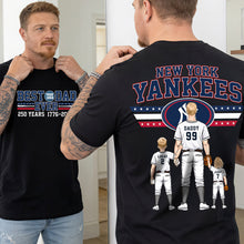 Load image into Gallery viewer, Best Dad Ever - Personalized Proud Coach Dad Shirt for Sporty Dads Shirts PopCulturePrints

