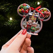 Load image into Gallery viewer, Personalized Cartoon Couple Ornament - A Heartfelt Custom Photo Gift for Couples Ornament PopCulturePrints
