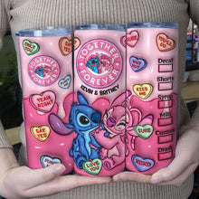 Load image into Gallery viewer, Together Forever Personalized Tumbler for Couples Tumbler Cup PopCulturePrints
