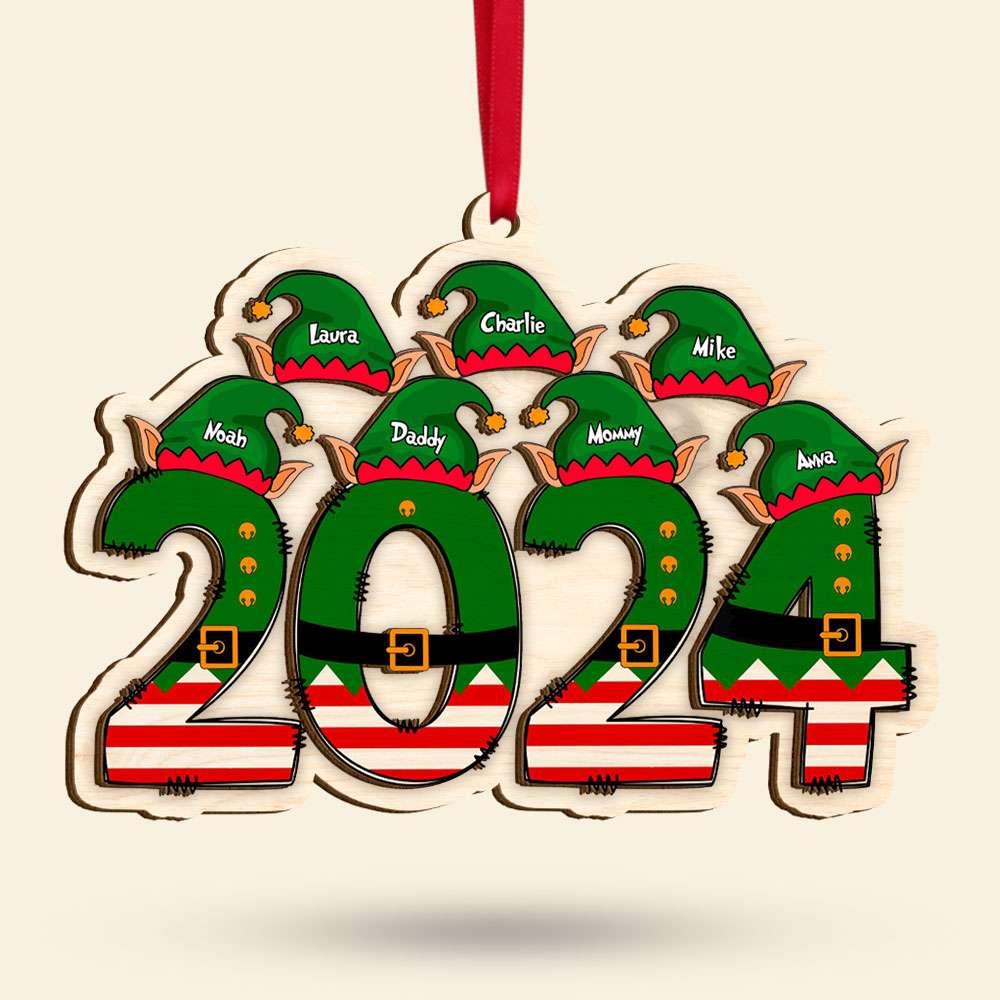 Personalized 2024 Family Movie Lover Christmas Ornament Ornament PopCulturePrints