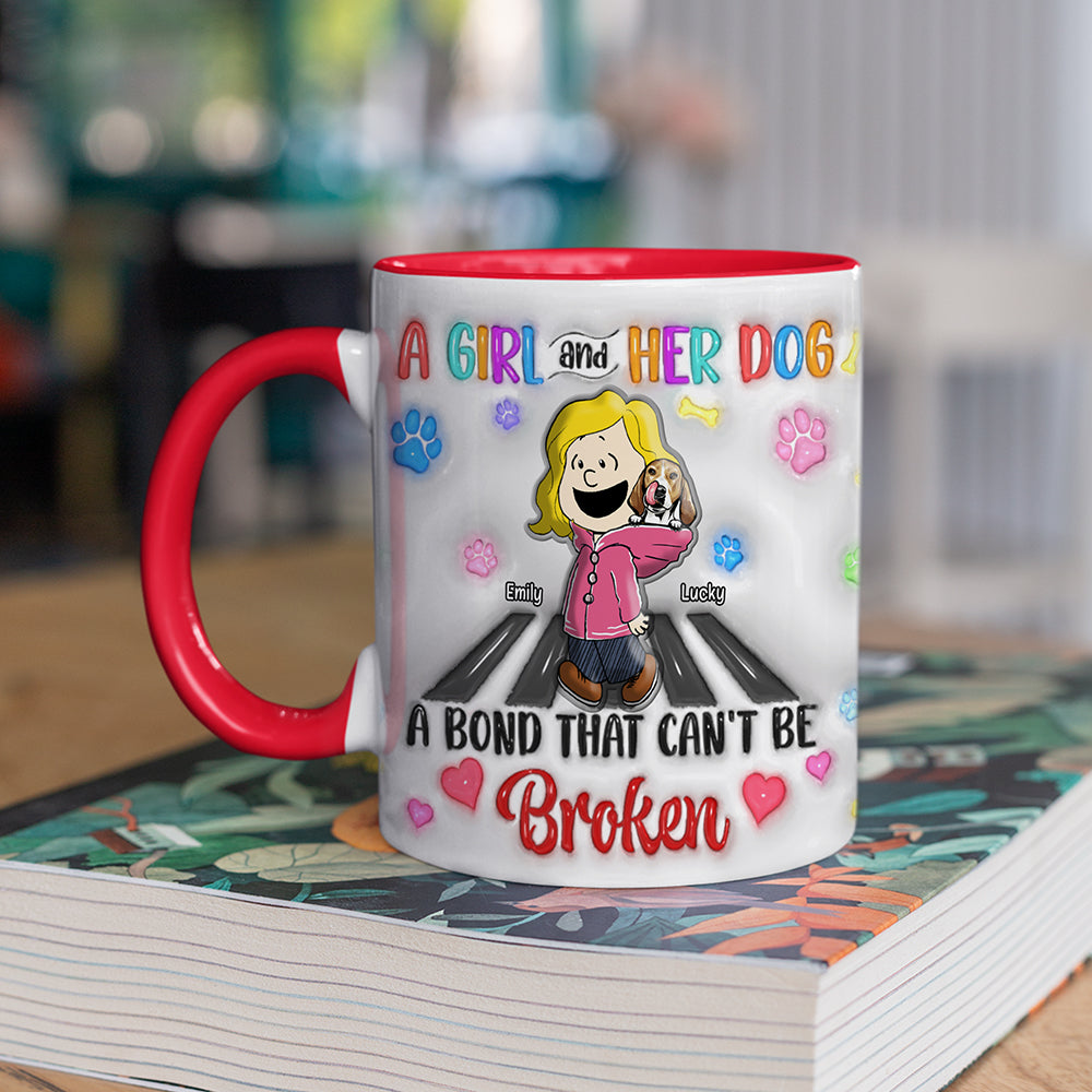 Custom Dog Lover Gift Mug - A Bond That Can't Be Broken