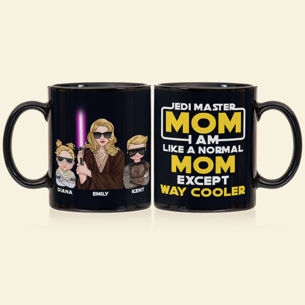 Jedi Master Mom - Personalized Cool Mom Coffee Mug Coffee Mug PopCulturePrints