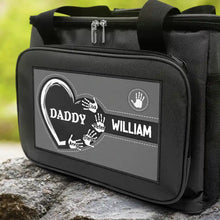Load image into Gallery viewer, &quot;Cherished Memories in Every Bite - Personalized Lunch Bag for Dad and Grandpa&quot; Lunch Bag, Cooling Tote PopCulturePrints

