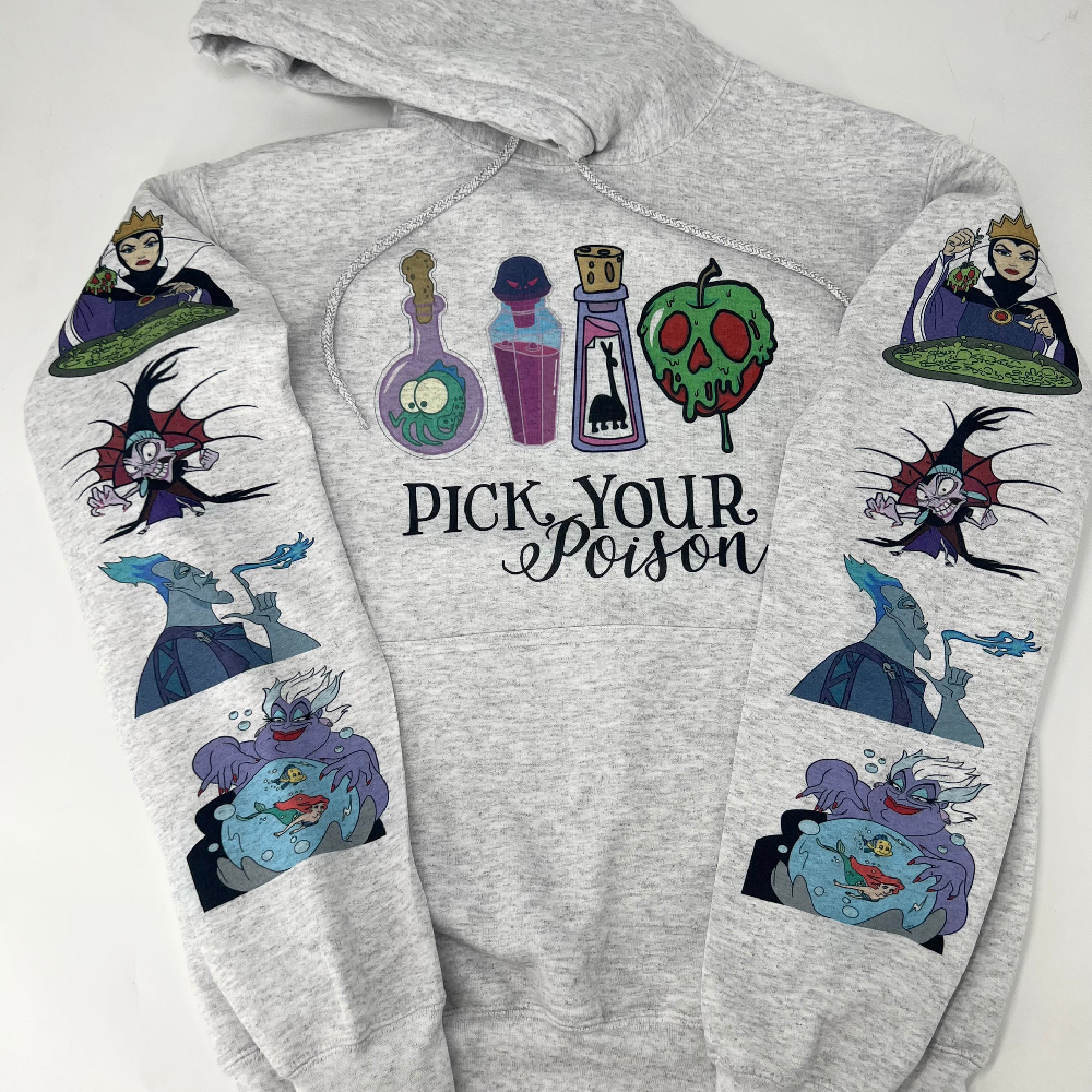 Pick Your Poison Halloween Hoodie for Disney Horror Fans