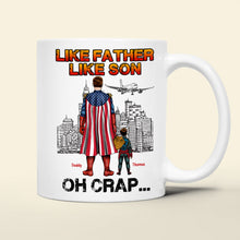 Load image into Gallery viewer, “Like Father Like Son” - Personalized Dad Coffee Mug | Perfect Gift for Dads &amp; Grandpas Coffee Mug PopCulturePrints
