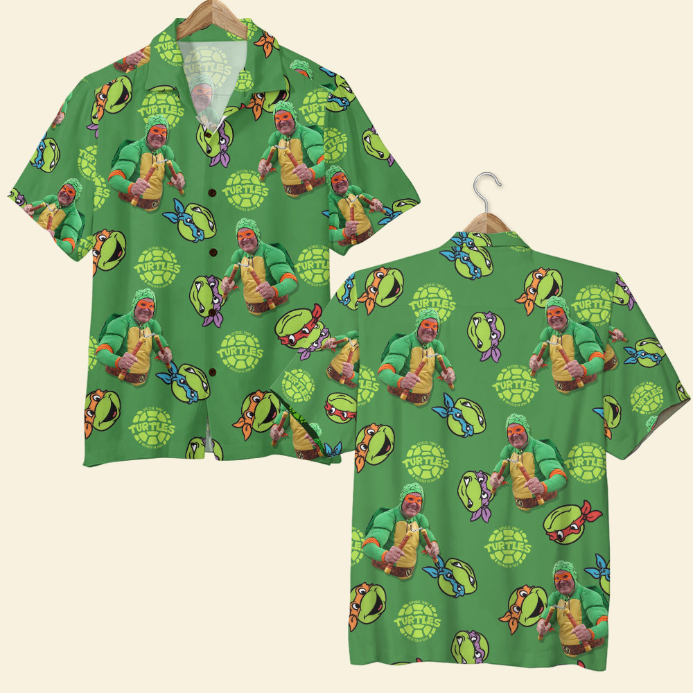 Teenage Mutant Ninja Turtles Custom Photo Hawaiian Shirt Hawaiian Shirts PopCulturePrints