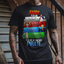 Load image into Gallery viewer, No Need to Fear, Pirate Dad Is Here - Personalized Dad Shirt Shirts PopCulturePrints
