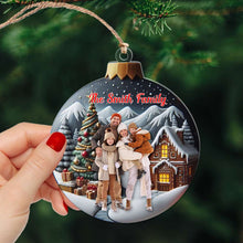Load image into Gallery viewer, Personalized Family Christmas Ornament Ornament PopCulturePrints
