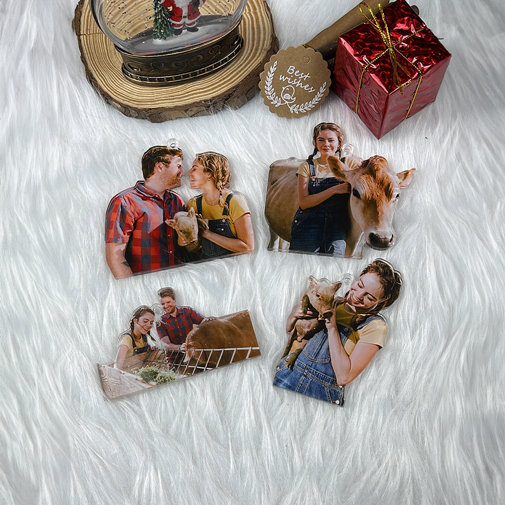 Personalized Farmer's Keepsake Ornament Ornament PopCulturePrints
