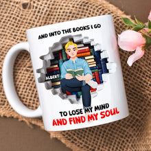 Load image into Gallery viewer, Personalized Book Lover Coffee Mug – Perfect Gift for Readers Coffee Mug PopCulturePrints
