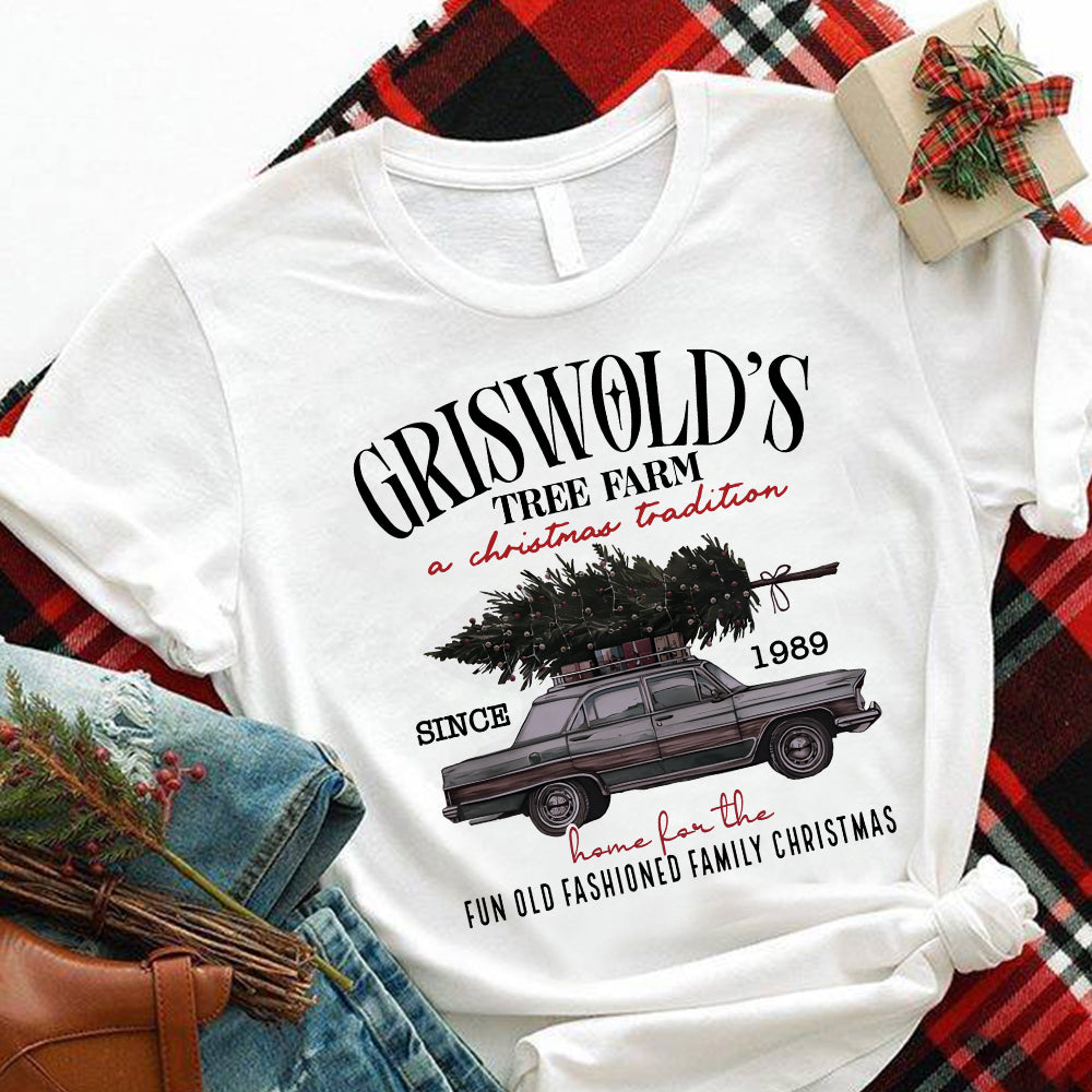 Griswold's Tree Farm Christmas Sweatshirt for Movie Fans Shirts PopCulturePrints