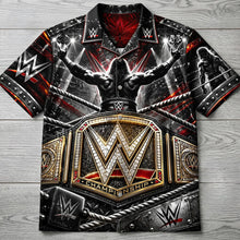 Load image into Gallery viewer, Be the Proud Champion: Customizable Hawaiian Shirt - A Unique Gift for Wrestling Fans
