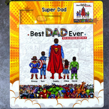 Load image into Gallery viewer, Best Dad Ever - A Custom Sliding Puzzle for Super Dads and Grandpas Sliding Puzzle PopCulturePrints

