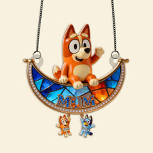 Load image into Gallery viewer, “Celebrate Mom’s Love with a Custom Twist” - Love Mom Suncatcher, Personalized Gift for Mothers, Grandmothers, and More
