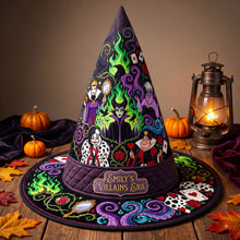 Load image into Gallery viewer, "Unleash Your Inner Sorceress with Our Dark Enchantress Quilted Witch Hat" - Personalized Halloween Gift for Everyone
