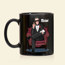 Load image into Gallery viewer, The Cat Father Personalized Coffee Mug - An Offer You Can&#39;t Refuse Coffee Mug PopCulturePrints
