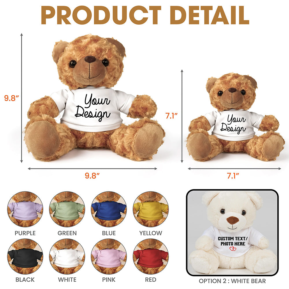 Super Jenny: A Personalized Bear with Custom Shirt for Kids Bear PopCulturePrints