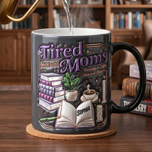 Load image into Gallery viewer, "Embrace the Chaos with Love" - Dark Fantasy Tired Mom Book Club Magic Mug - Personalized Gifts for Book-Loving Moms Coffee Mug PopCulturePrints
