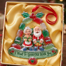 Load image into Gallery viewer, I Want To Grow Old With You - Personalized Mischievous Old Couple Acrylic Ornament - Unique Gifts for Couples
