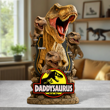 Load image into Gallery viewer, &quot;I Love You, Daddy!&quot; - Horror Dad Plaque - Personalized Gifts for Dad Shaped Plaques PopCulturePrints

