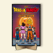 Load image into Gallery viewer, Custom Dragon Family Wood Sign - Personalized Anime Gift Wood Sign PopCulturePrints
