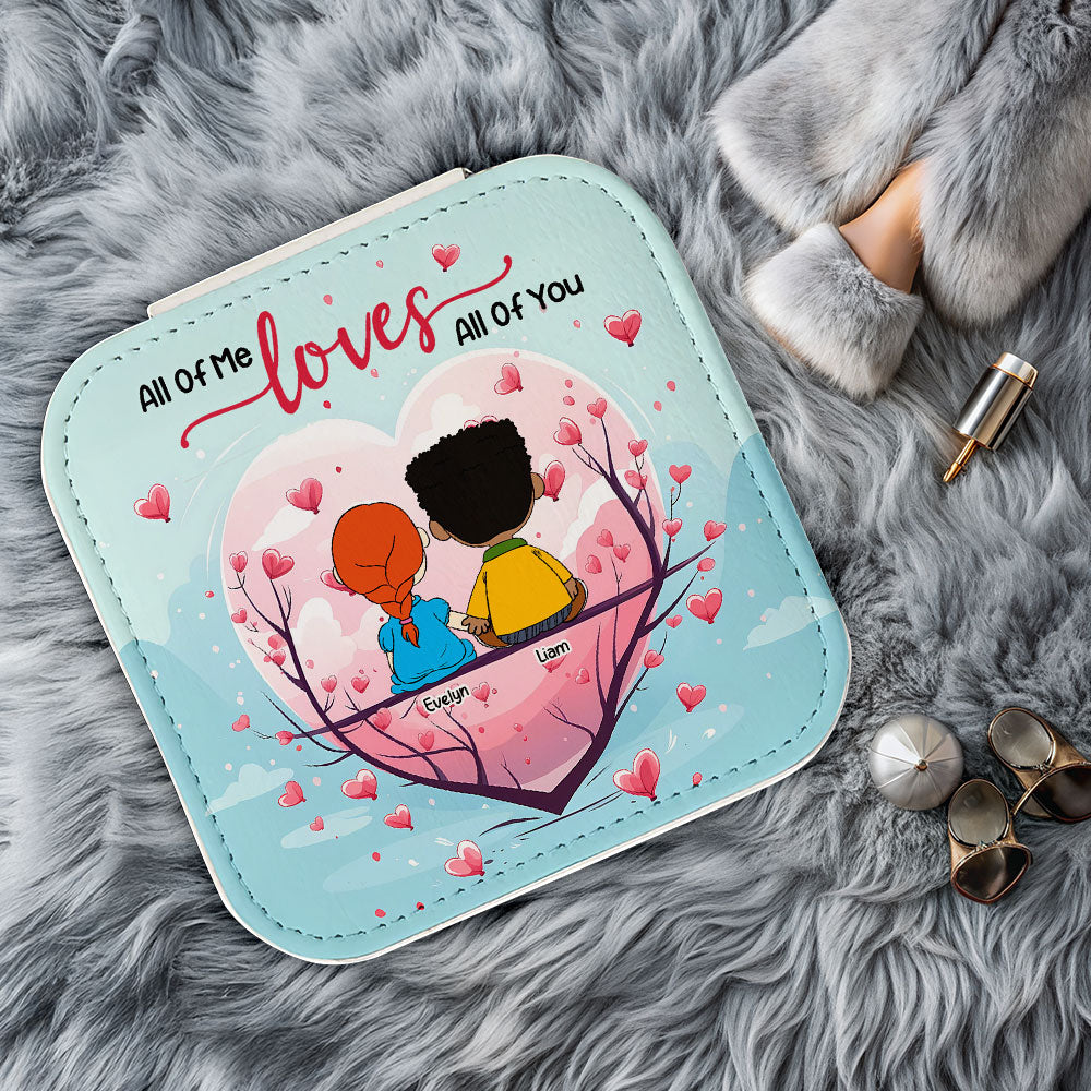 Personalized Couple Jewelry Box - All Of Me Loves All Of You Jewelry Box PopCulturePrints