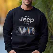 Load image into Gallery viewer, Personalized &#39;God is Great, Jeep is Good, and People are Crazy&#39; Sweatshirt
