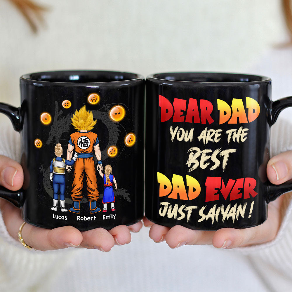 Personalized Dragon-themed Best Dad Mug Coffee Mug PopCulturePrints
