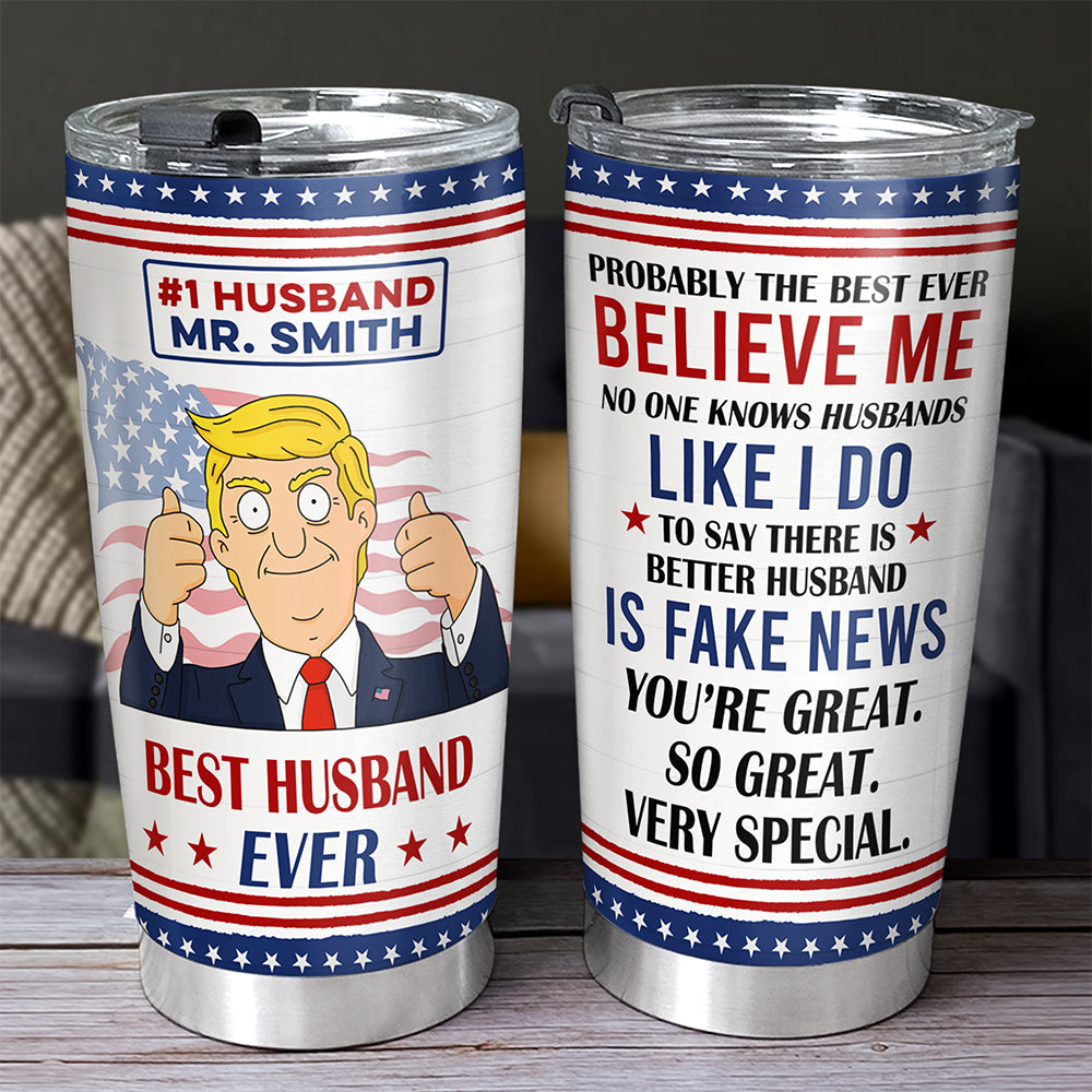 Best Wife Ever - Personalized Tumbler for Couples Tumbler Cup PopCulturePrints