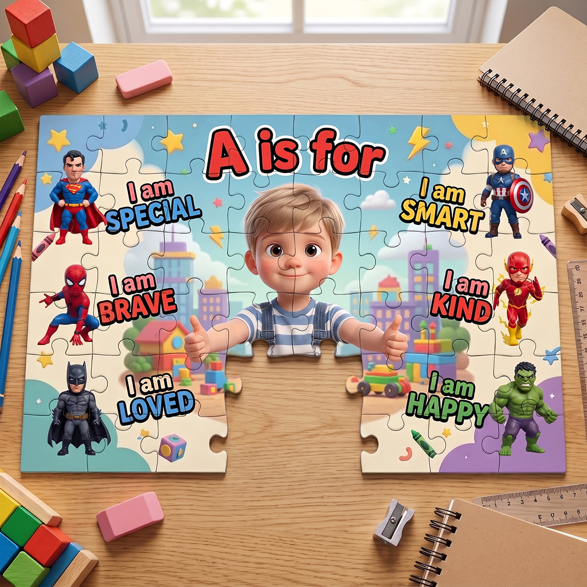 Celebrate Special Moments - Happy Memories Jigsaw Puzzle | Custom Photo Gift for Kids