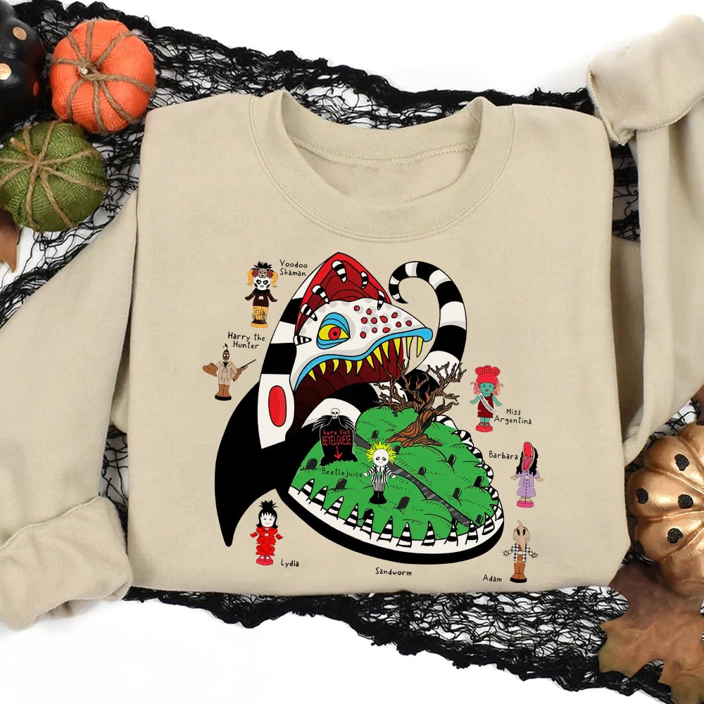 Spooky & Fun Horror Theme Halloween Sweatshirt