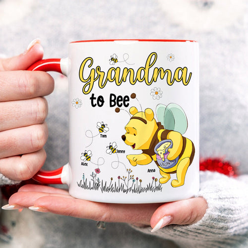 Grandma To Bee Personalized Coffee Mug - Mother's Day Gift Coffee Mug PopCulturePrints