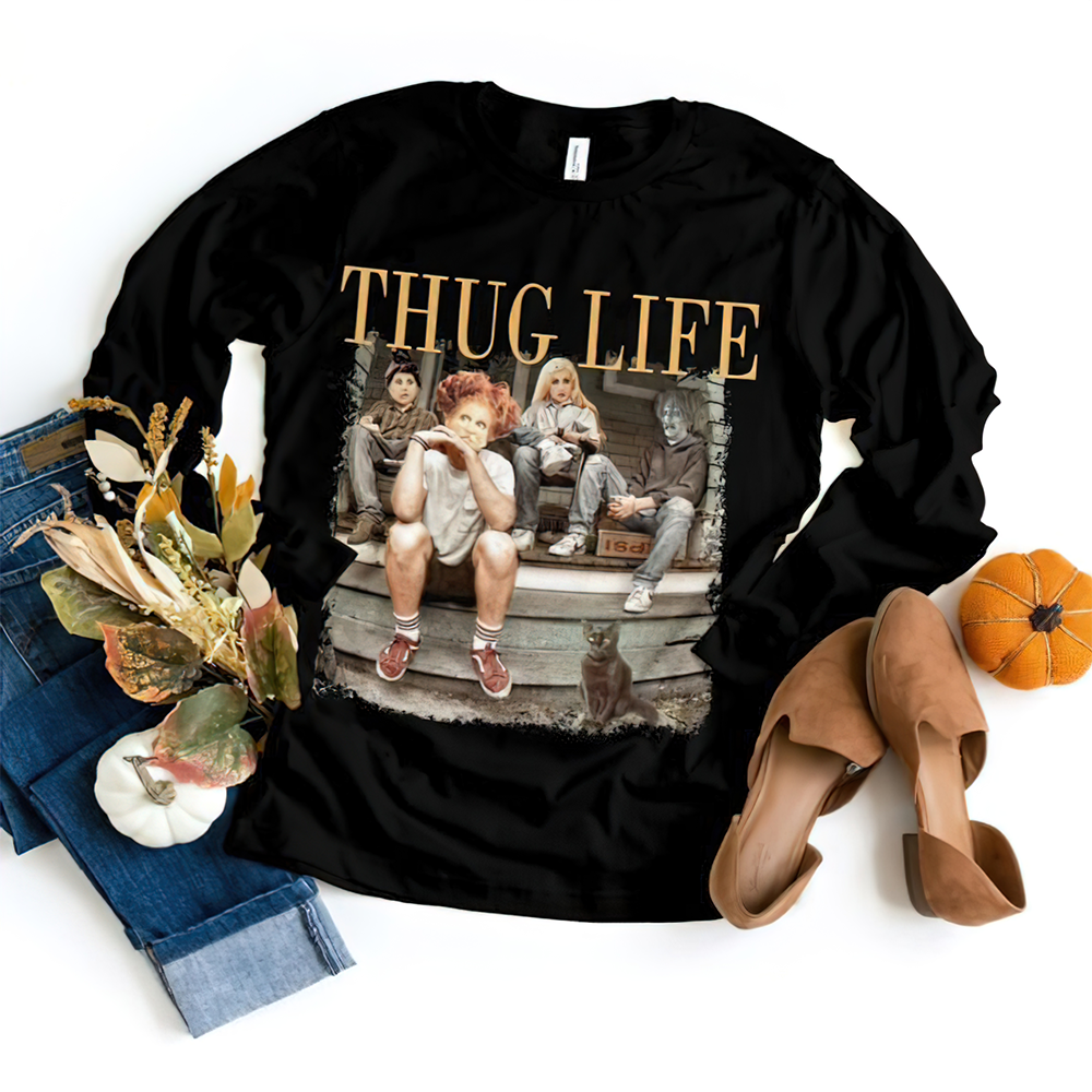 Thug Life Pop Culture Crewneck Sweatshirt