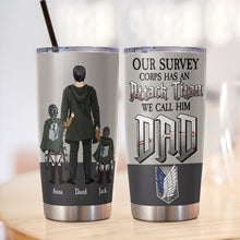 Load image into Gallery viewer, Custom Anime-Themed Tumbler for Dad - Perfect Father&#39;s Day Gift Tumbler Cup PopCulturePrints
