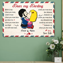 Load image into Gallery viewer, Romantic Personalized Couple Wood Sign - Perfect Gift for Lovers Wood Sign PopCulturePrints
