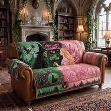 Load image into Gallery viewer, "Changed for Good" - Personalized Quilted Sofa Cover - Gift for Best Friends, Home Decor, Any Occasion
