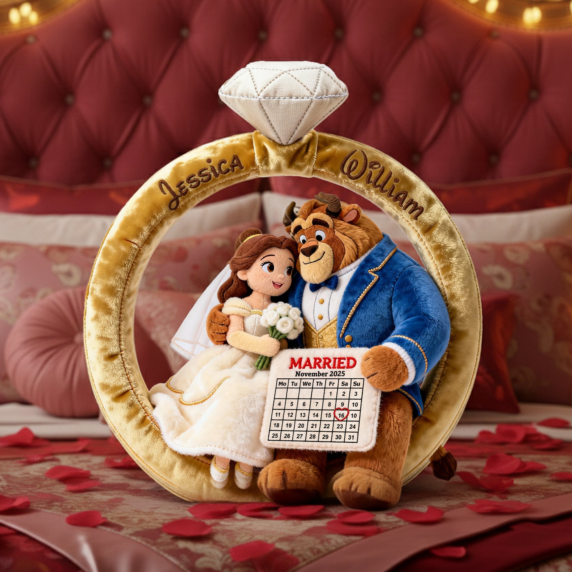 Forever Together - Personalized Couple Pillow Pillow PopCulturePrints